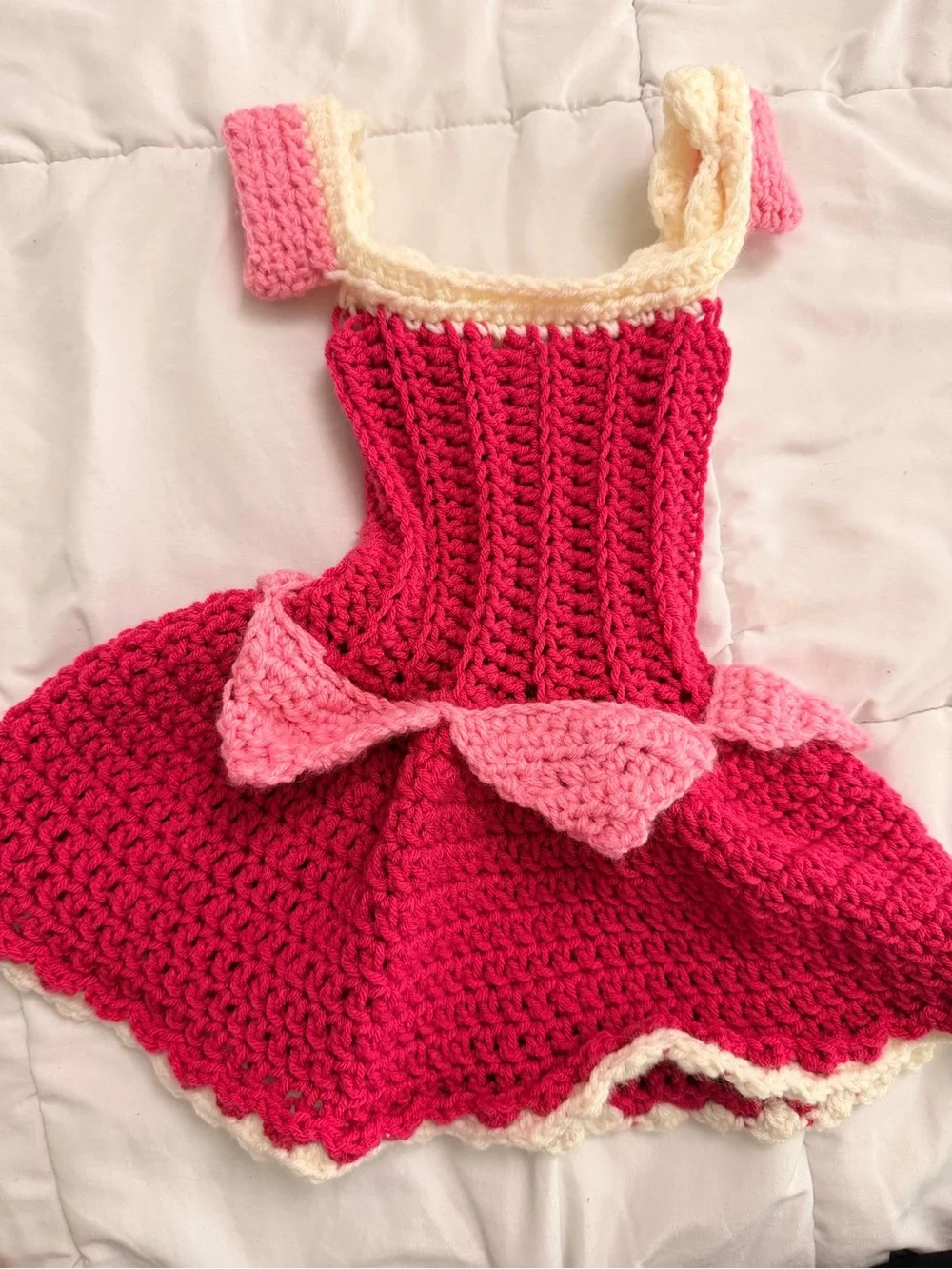Handmade Sleeping Beauty Crochet Princess Costume